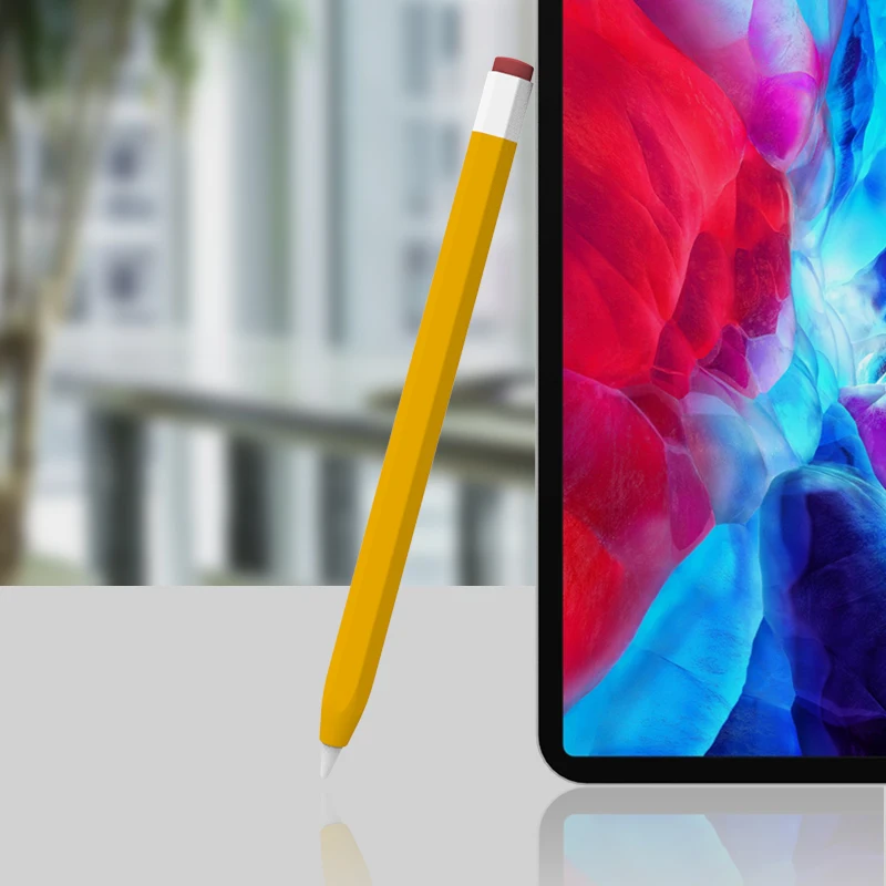 Pencil Case for Apple Pencil Pro and Pencil 2nd 1st USB-C Generation Tablet Stylus Protective Cover Soft Silicone Shockproof