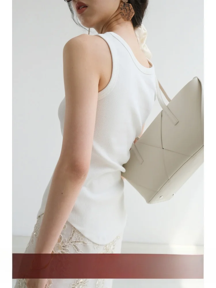 

VG Corridor Women's oulder-Fitting No-Prure Comfortable to Wear Slimming Waist Crop Top Cotton 00% Commute Sle