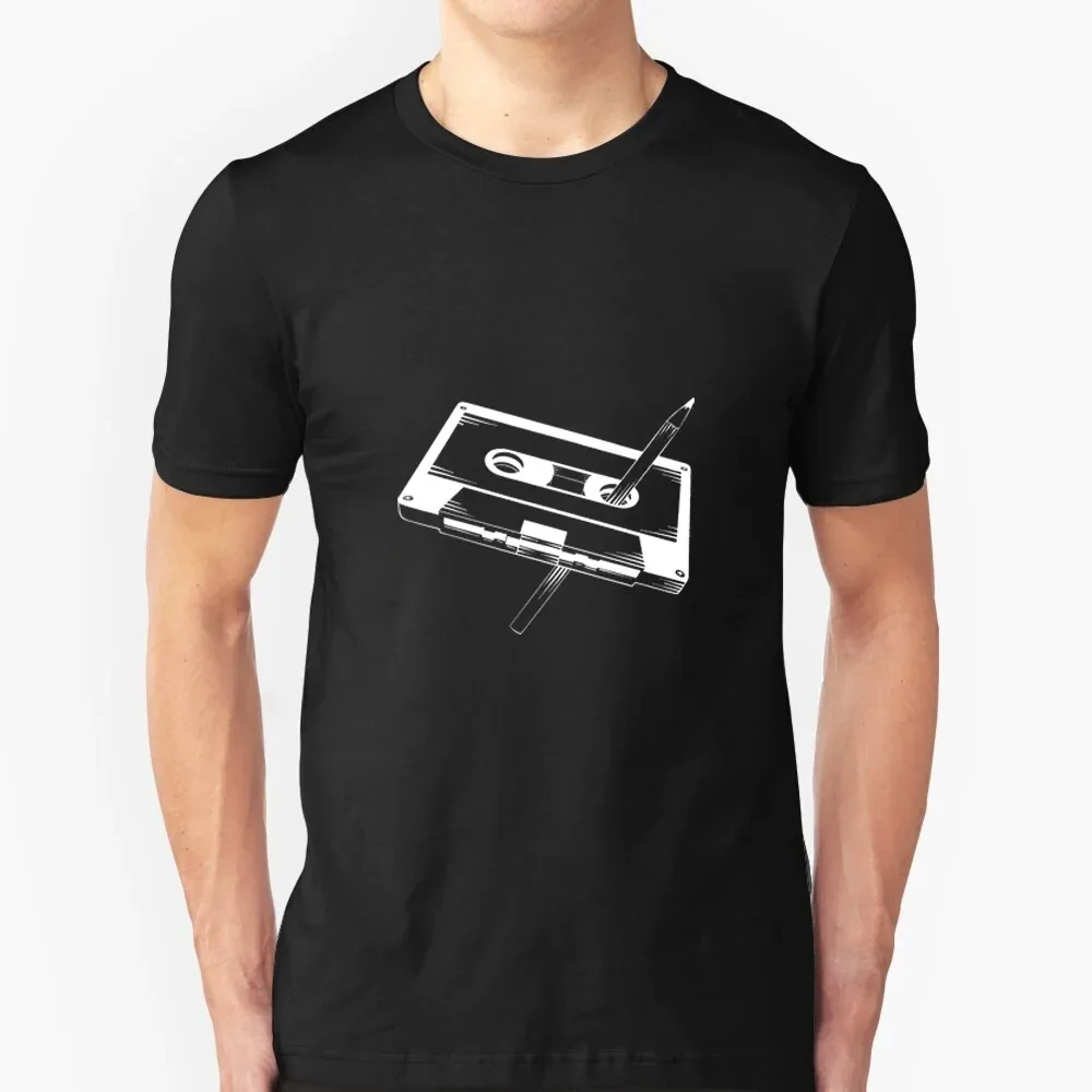 Retro rewind fun 80's 90's box pencil gift pop print fashion Street wear Harajuku Summer Men's and women's all-purpose T-shirt