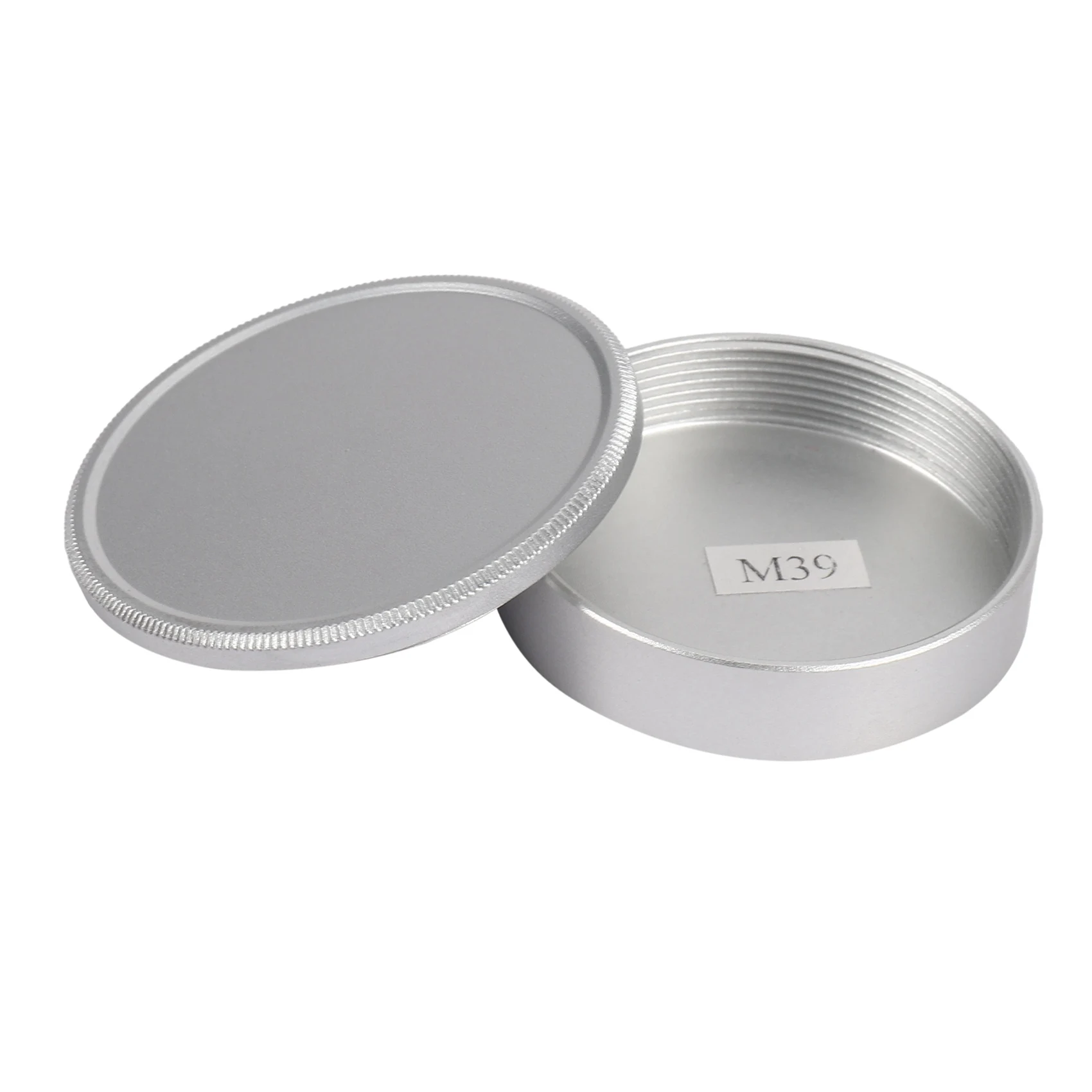 Металлический корпус и Задняя крышка объектива для M39 Ltm Lsm Leica винтовое крепление Mcm39S (серебристый)