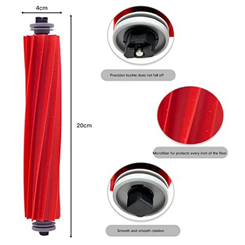 ل Xiaomi Roborock Q7 Max Q7 Max + Q7 Plus T8 Hepa تصفية الجانب الرئيسي فرشاة ممسحة القماش جهاز آلي لتنظيف الأتربة قطع الغيار