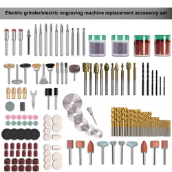 220pcs Mini Drill Accessories Kit Abrasive Rotary Tool Accesorios Bits Blades Discs Set for Dremel Sanding Cutting Grinding