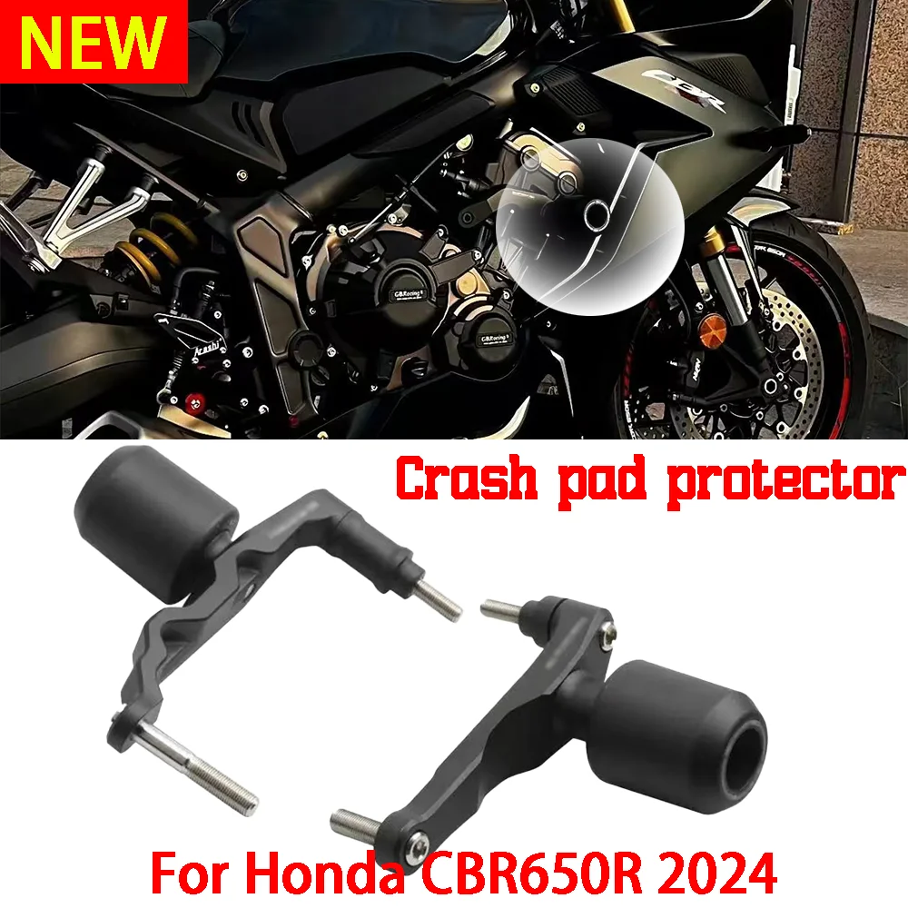 Fit For For Honda CBR650R CB650R 2024 Motorcycle Falling Protection Engine Frame Slider Fairing Guard Crash Pad Side Protector