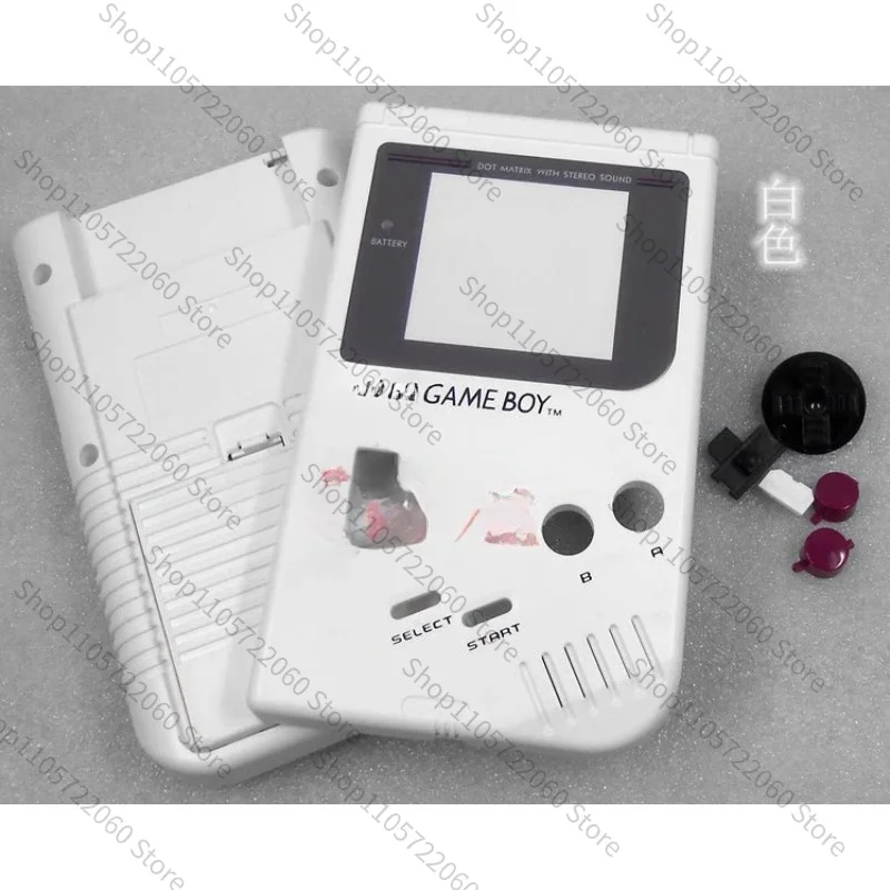 For DMG-01 IPS Ready Shell, Full Housing Kit for Original Game Boy Classic Mod