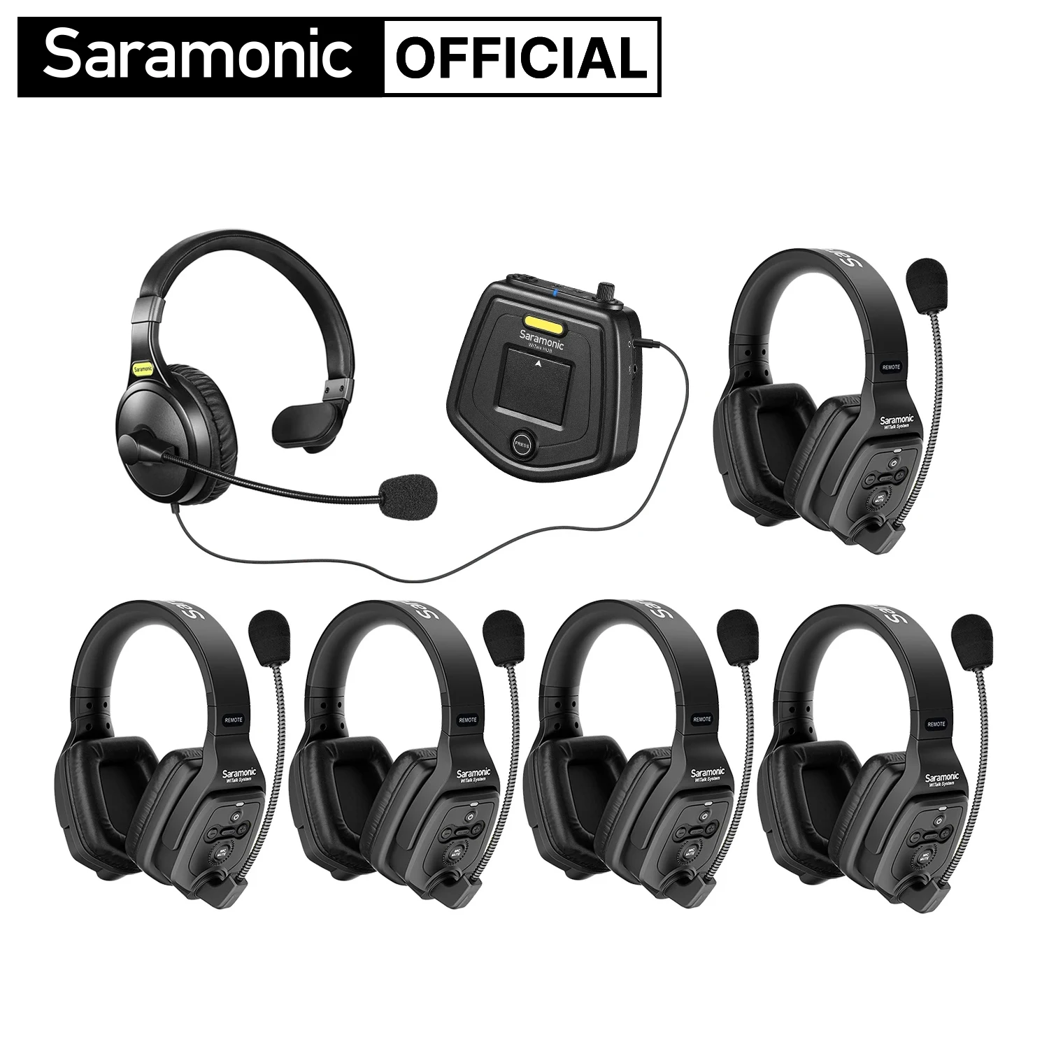 

Saramonic WiTalk WT6D полнодуплексная связь беспроводная гарнитура внутренней связи система морской лодки футбол тренировка мероприятия микрофон