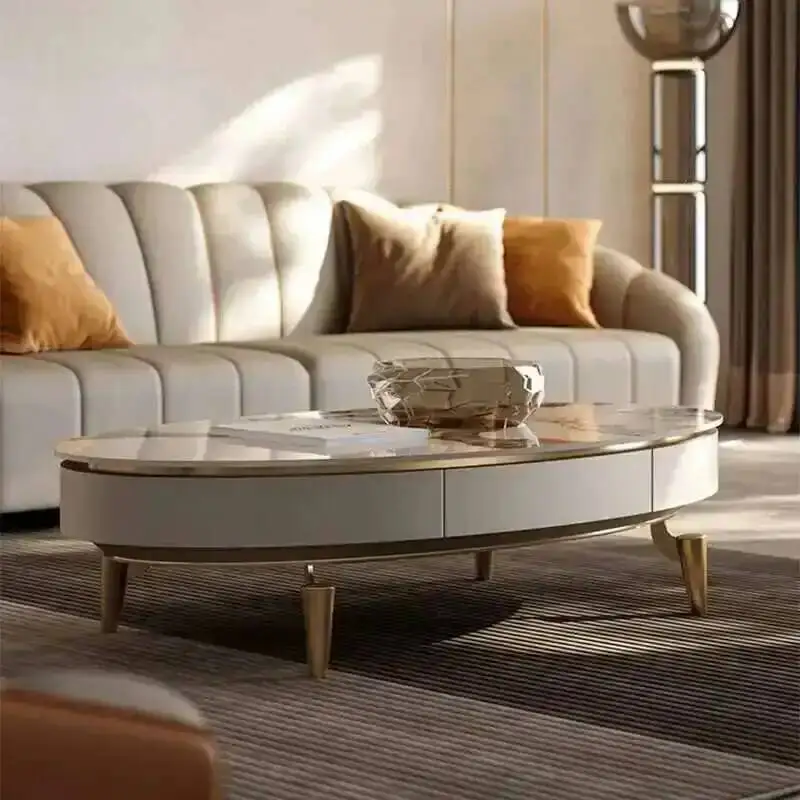 White Room Luxury Coffee Table Living Modern Nordic Mobile Coffee Table Mesa Lateral Apartamento Couchtischfurniture For Home