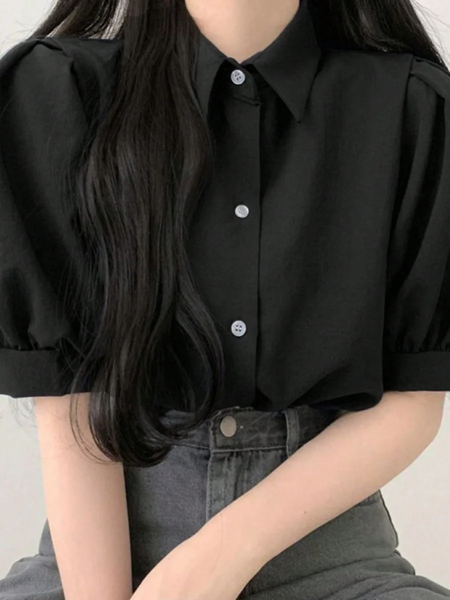 Dongda Gate ฤดูร้อน High-End คอเปิดเสื้อสเวตเตอร์ถัก irt หลวมกระชับสัดส่วน ort Sve สีขาวผู้หญิง Faion เกาหลี Sle