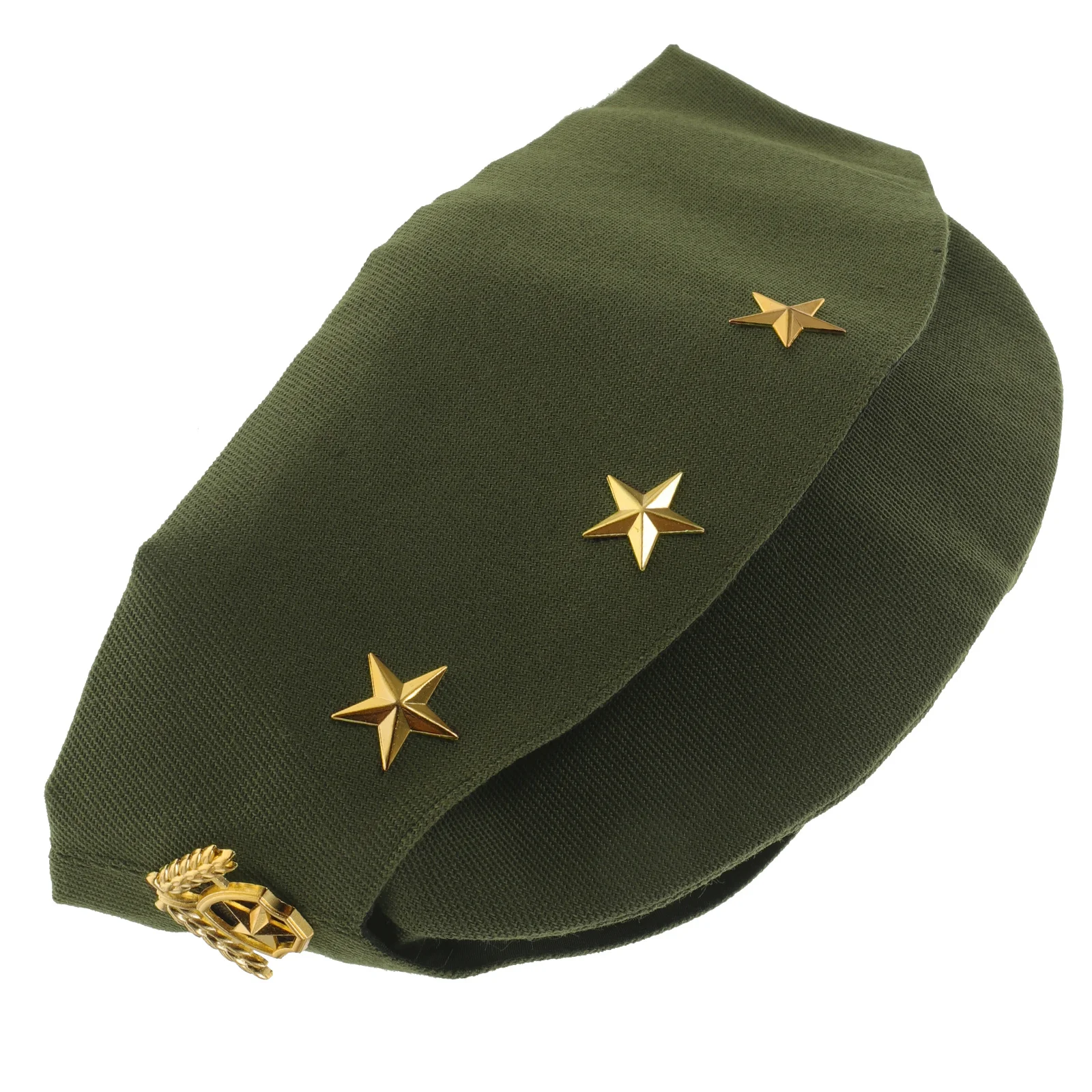 Sailor Dance Hat Army Green Canvas Beret Stylish Vintage Peak Cap for Square Dance Performance Party Fan Military Cap