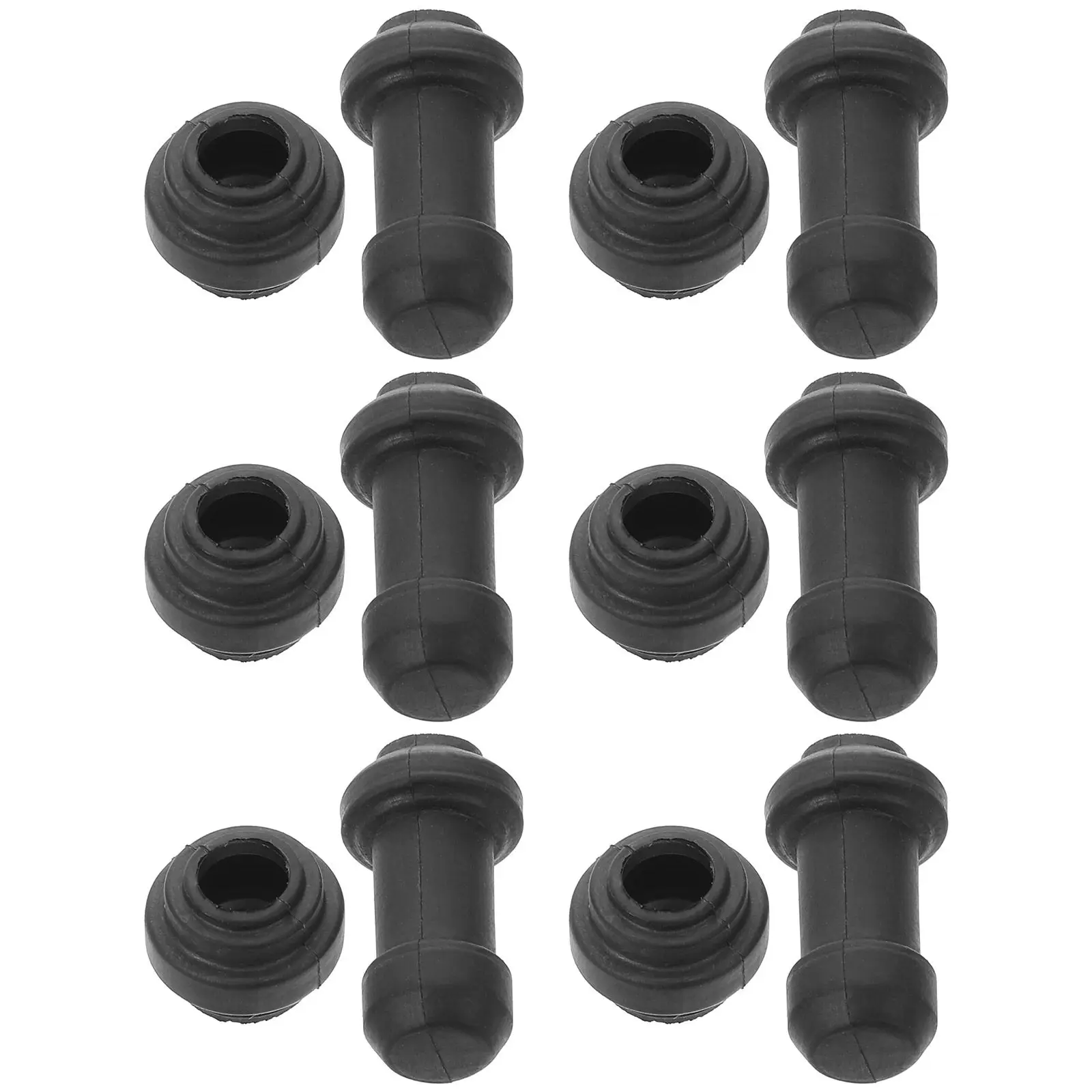 

4 комплекта черных резиновых пылезащитных колпачков для тормозных суппортов мотоциклов, водонепроницаемые заглушки для винтов прокачки, замена для дисковых тормозов скутеров