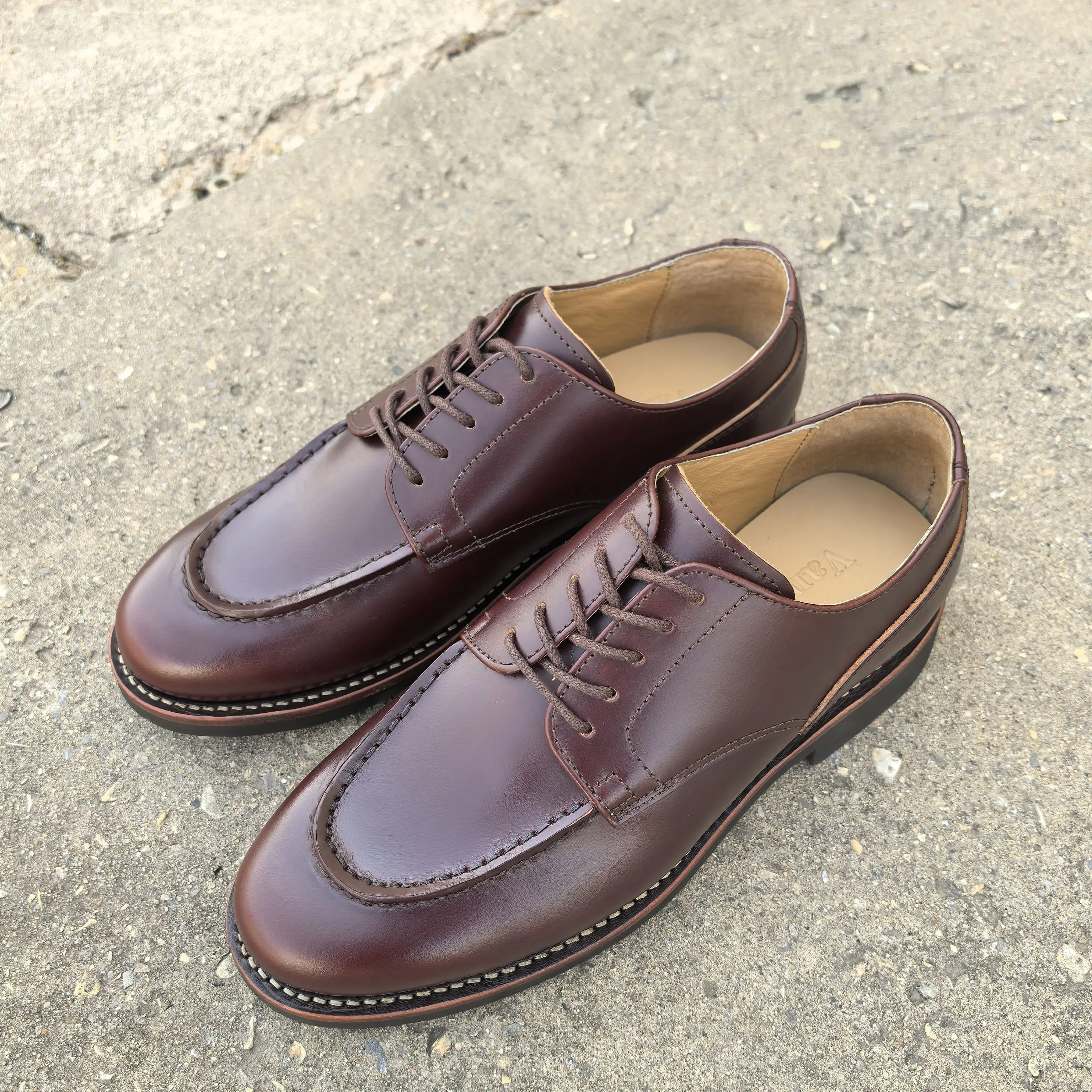 

Мужская кожаная обувь Goodyear со сваркой, деловая повседневная обувь, мужская обувь дерби с низким берцем