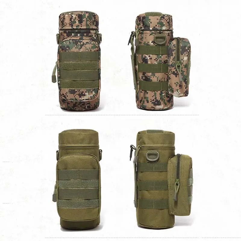 Travel Kettle Set Outdoor Tactical Military Molle System Water Bags Bottle Holder Multifunctional Bottle Pouch Bag NEW