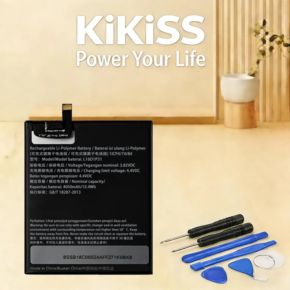 

L16D1P31 Tablet Battery For Lenovo Phab 2 Pro PB2-690 PB2-690N PB2-690M PB2-690Y 4050Mah Fast Charging