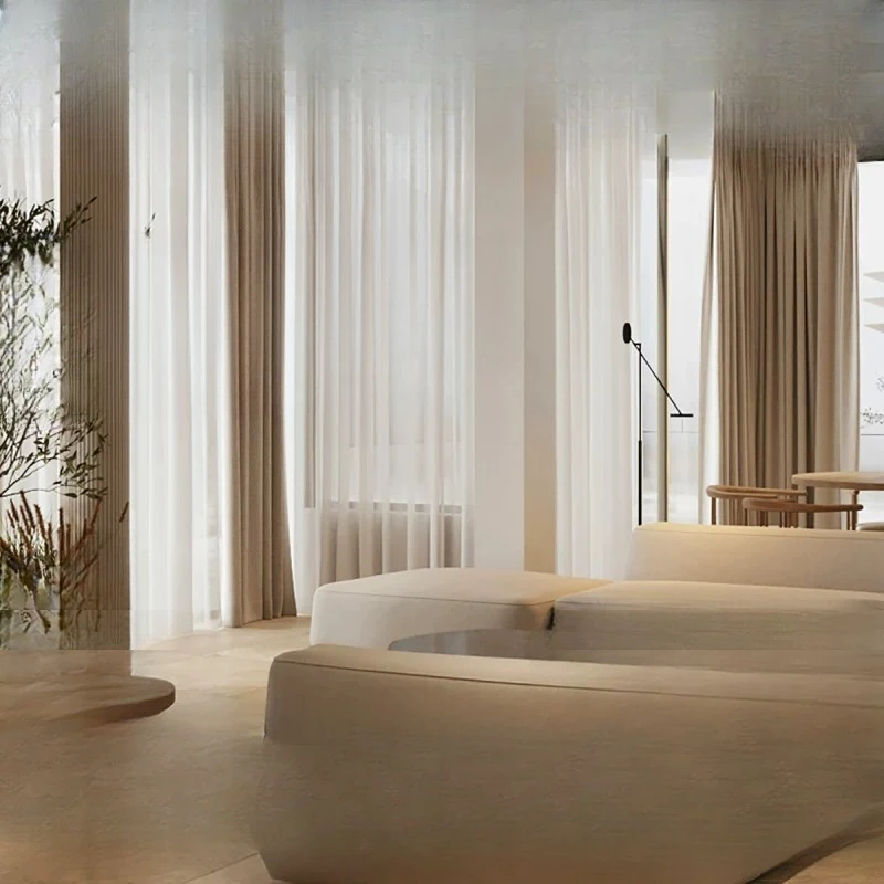 Whole house curtains haute couture Shaoxing Keqiao curtains insured price