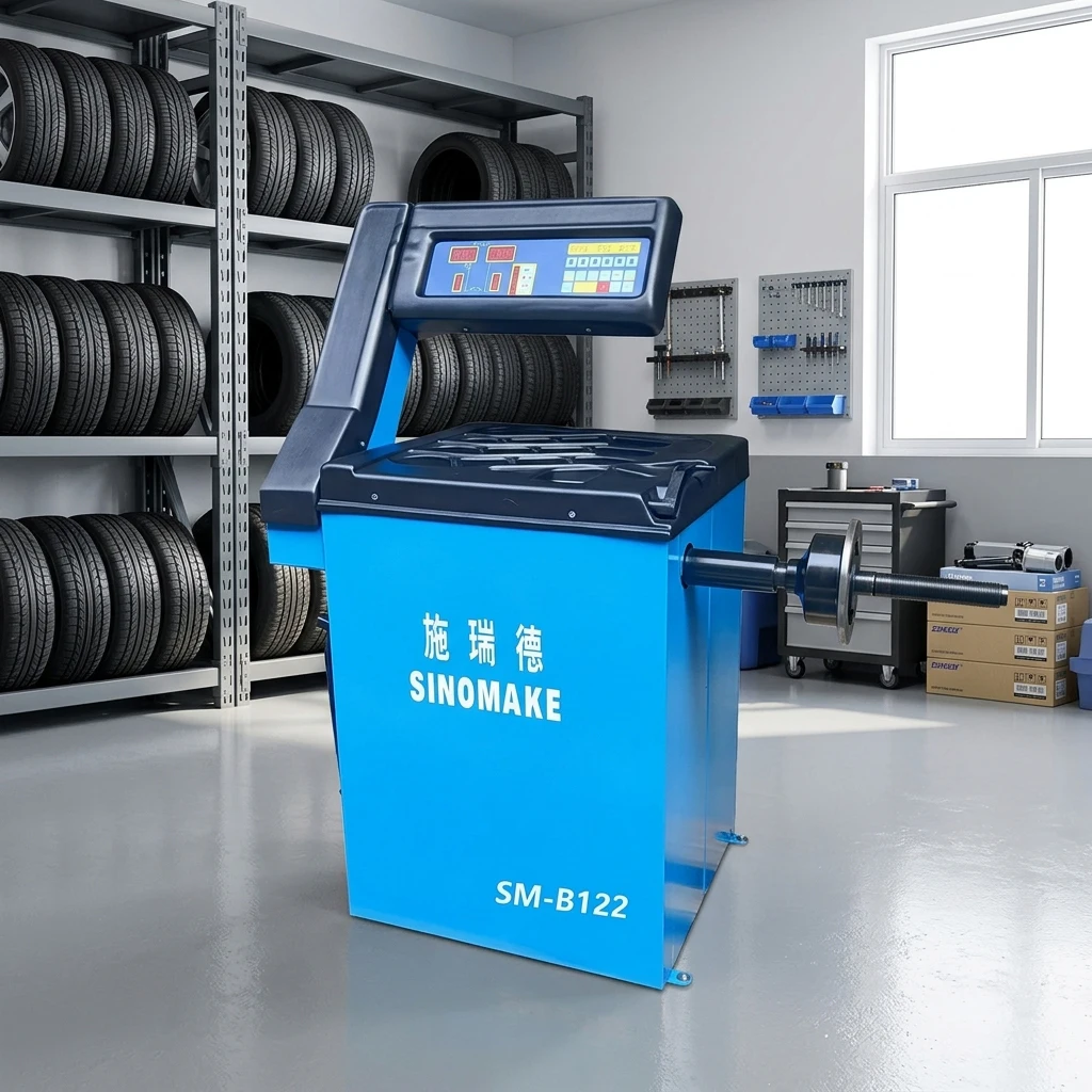 Wheel balancer machine SM-B122-DDP(shipping cost including custom tax)