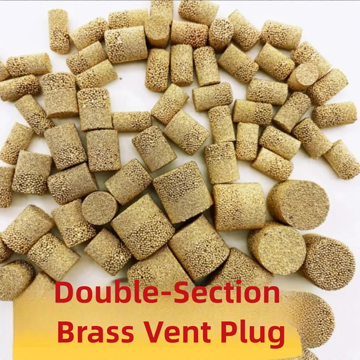 Double-Section Brass Vent Plug Height 2-10mm Porous Air Breather for Injection Molding Mold