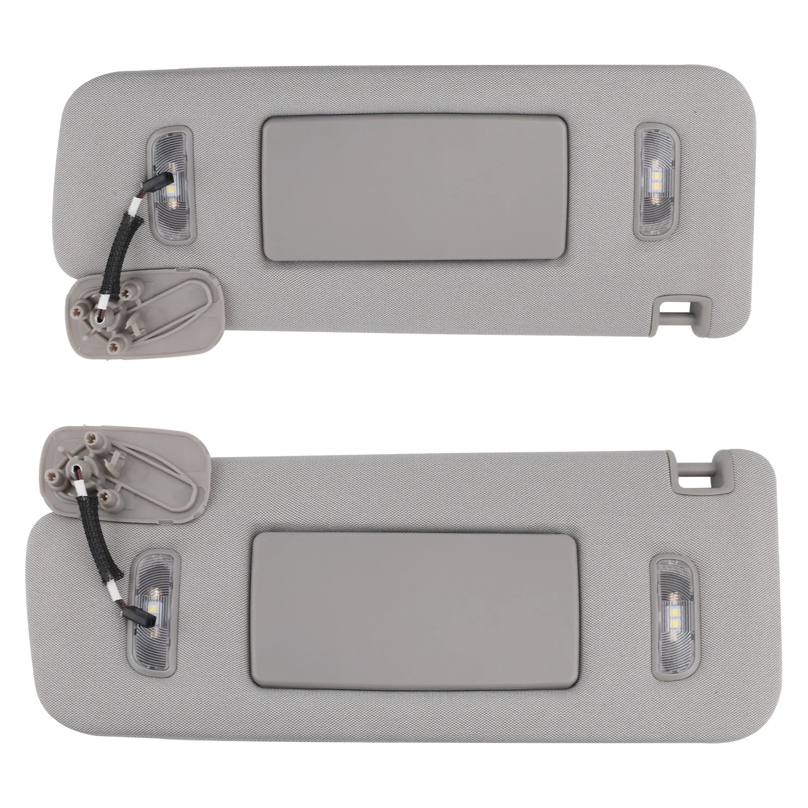 22870346 23198866 Viseira solar esquerda direita com luz LED para Cadillac Chevrolet GMC substitui 23459655, 23459654, 84247192