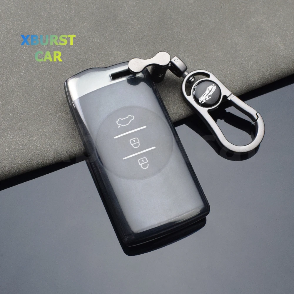 

Fashion New TPU Car Key Cover Case Shell For Chery Tiggo 8 Arrizo 5 Pro Gx 5x eQ7 Chery Tiggo 7 Pro 2020 Accessories Styling