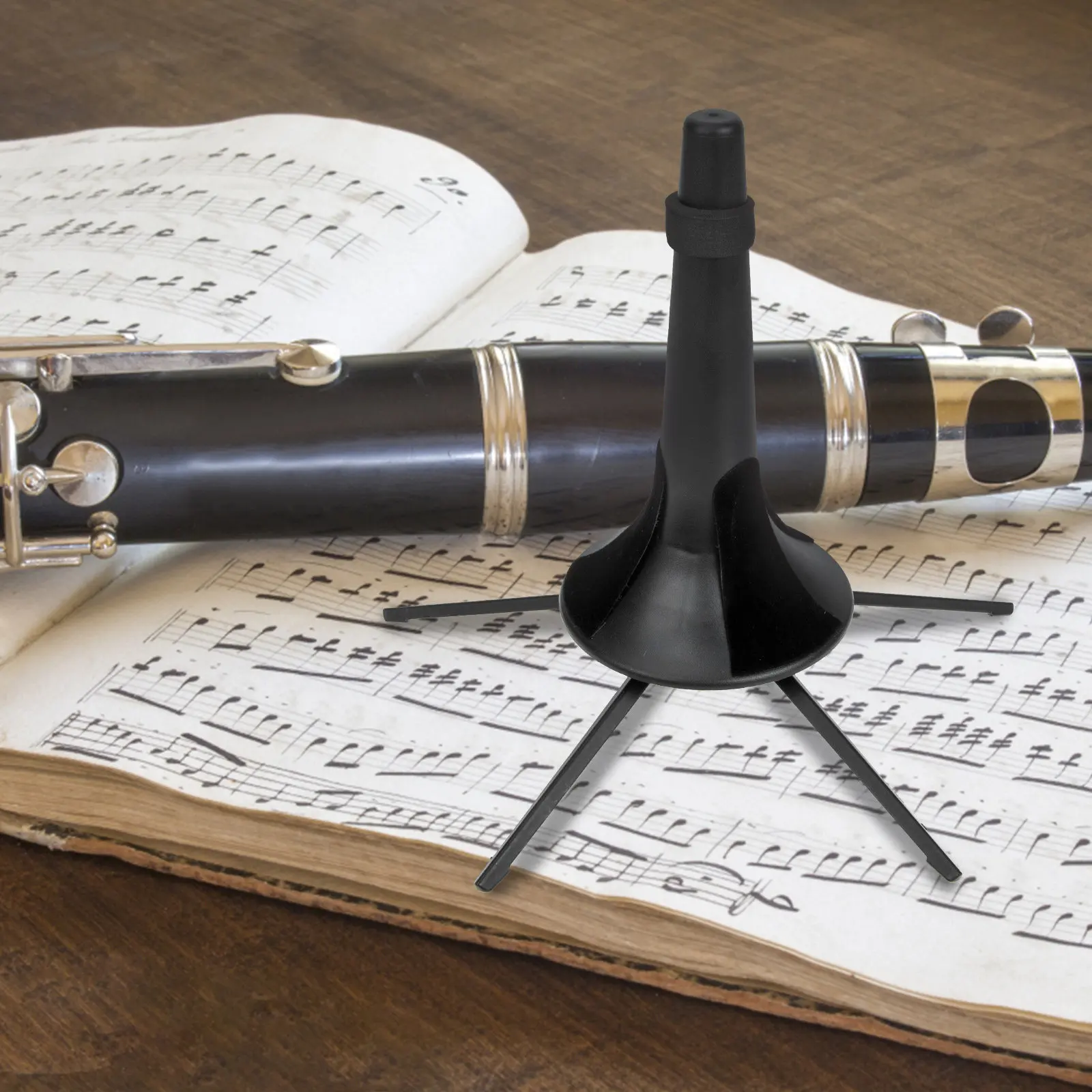 Suporte de Trompete Metálico Dobrável, Estável e Forte, Suporte para Trompete com Almofada de Algodão, Suporte para Instrumentos Musicais, Suporte para Flugelhorn