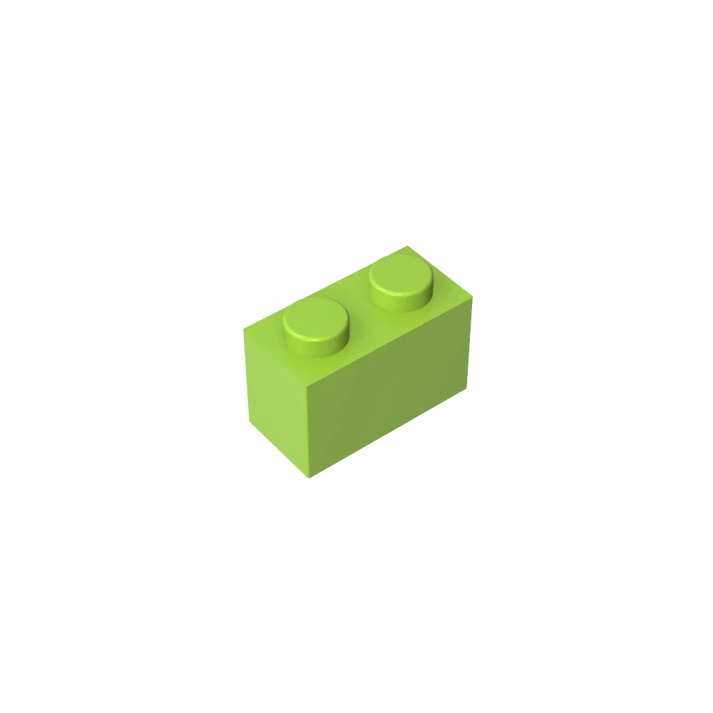 Gobricks 10 Stück Ziegel 1 x 2 Teile 3004 kompatible Montage DIY Baustein Konstruktionsspielzeug für Kinder Erwachsene kreatives Moc-Modell
