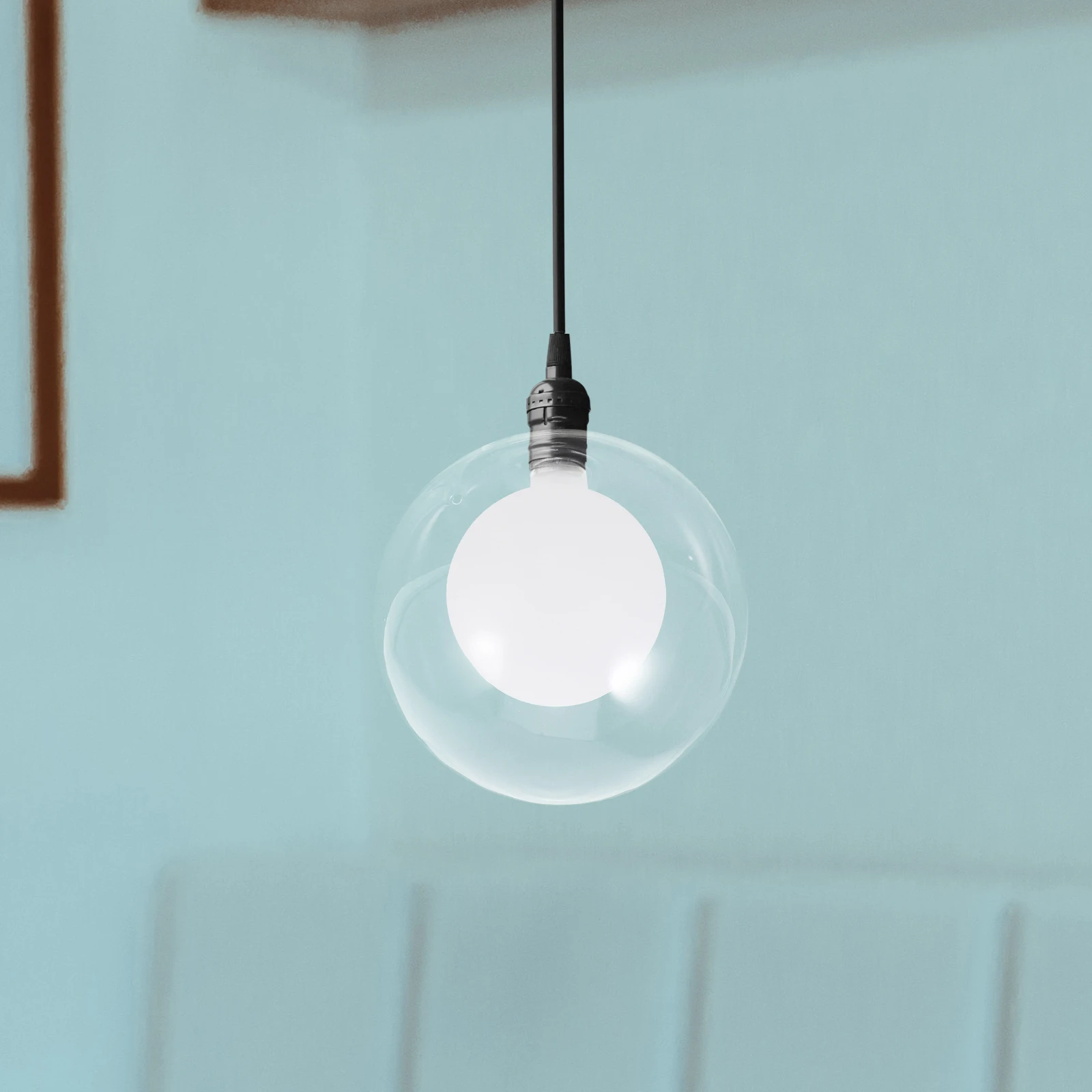 

Основание G4, 100 мм, стеклянный абажур, люстра, подвесной светильник, абажур, простая установка, украшение дома, стеклянный абажур, люстра, абажур