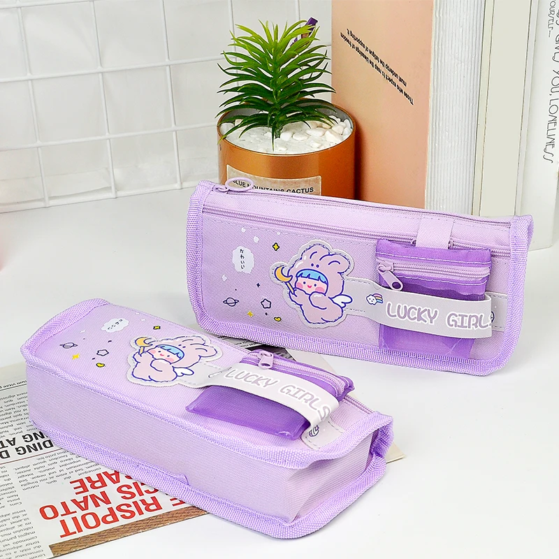 

Large Capacity Pen Kawaii Pencil Case Aesthetic Pencil Pouch School Bag Gift Supplies Organizer Stationery Cute PencilCase