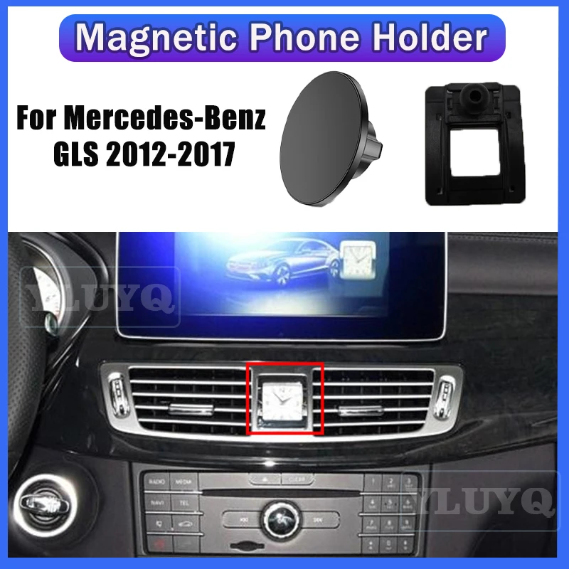 

For Mercedes Benz CLS Class W218 2012-2017 Car magnetic phone holder Gravity navigation stand 360° rotatable Car accessories