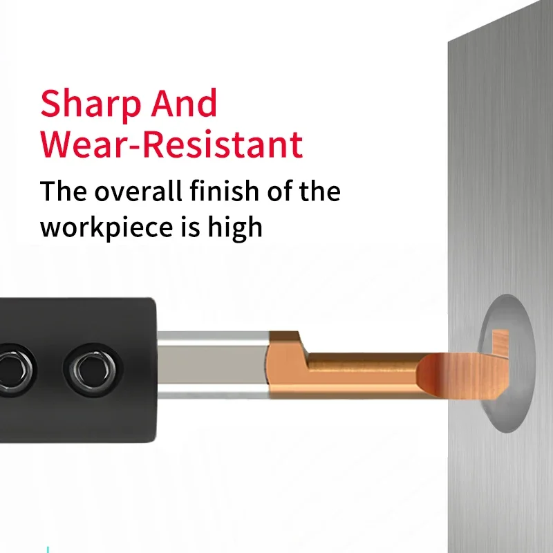 CHOWMASTER MGR Miniature Grooving Boring Cutter Integral Carbide Internal Tools CNC Small Hole Turning Lathe Tools Bar 4mm 6mm