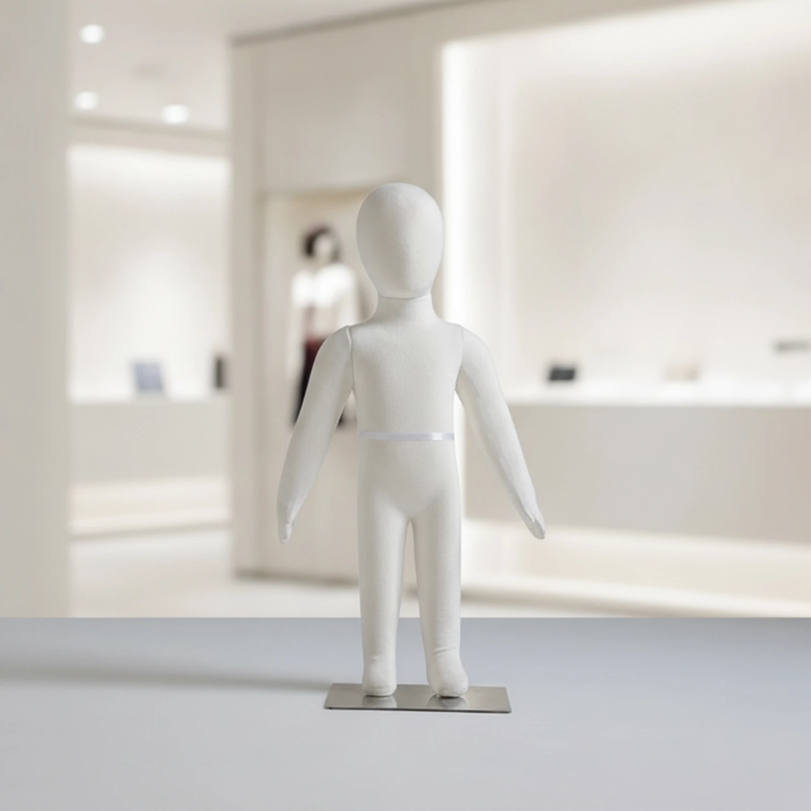 Soft Mannequin Lightweight Full Body Child Mannequin Manikin Gender-Neutral for Clothing Stores, Window Displays, Retail Shops view 3