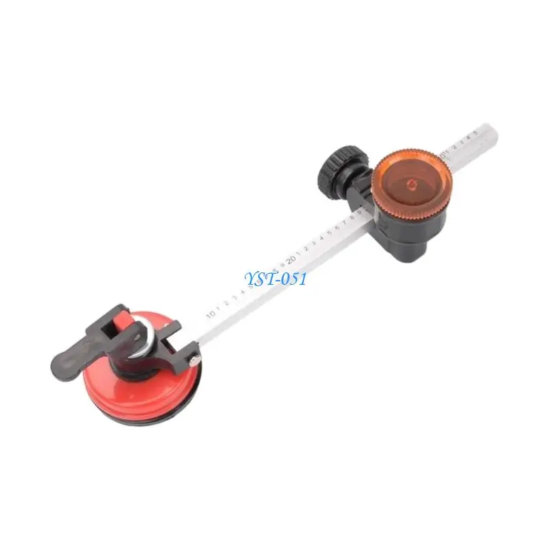 E15A Heavy Duty Suction Cup Alloy Hand Tool Circular Glass Cutting Tool Circular 3