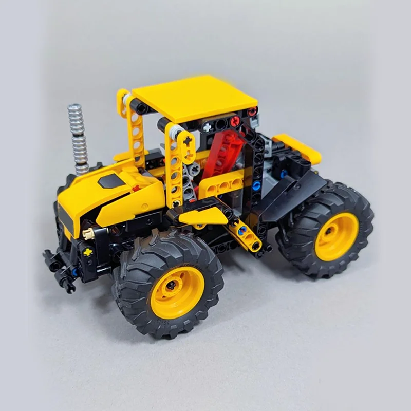 218 Parts MOC Yellow 42199 Fastlake tractor Model Modular DIY Building Blocks Kids Assembly Display Toys Festival Surprise Gift
