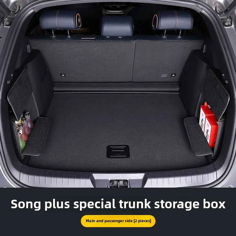 For BYD Seal U Song PLUS Leather Storage Box Special Trunk Storage Box Original Car Custom Car Trunk Left Storage Box - Detail 1