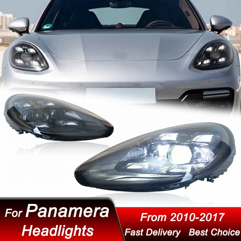 Car Headlights For Porsche Panamera 970.2 2010-2017 to 971 style full LED Auto Headlamp Assembly Projector Lens Accessories Kit