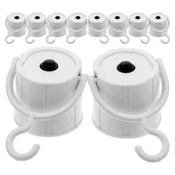 10 Pcs Sciccors Office Emergency Light Bulb Sockets Outdoor Store Holder with Hook