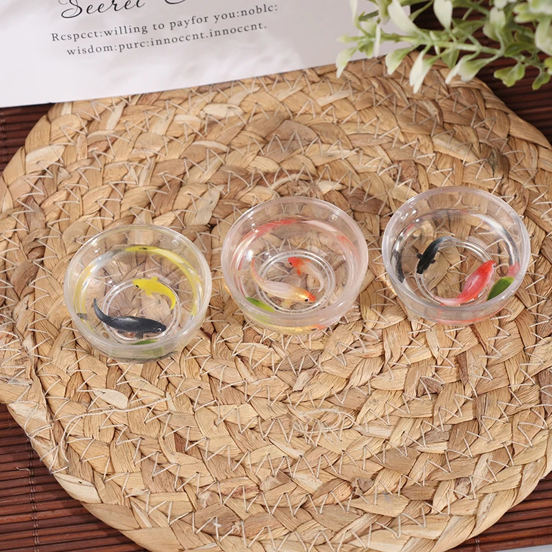 1:12 دمية مصغرة خزان الأسماك السلطانية حوض السمك بيت الدمية ديكور المنزل لعبة #1