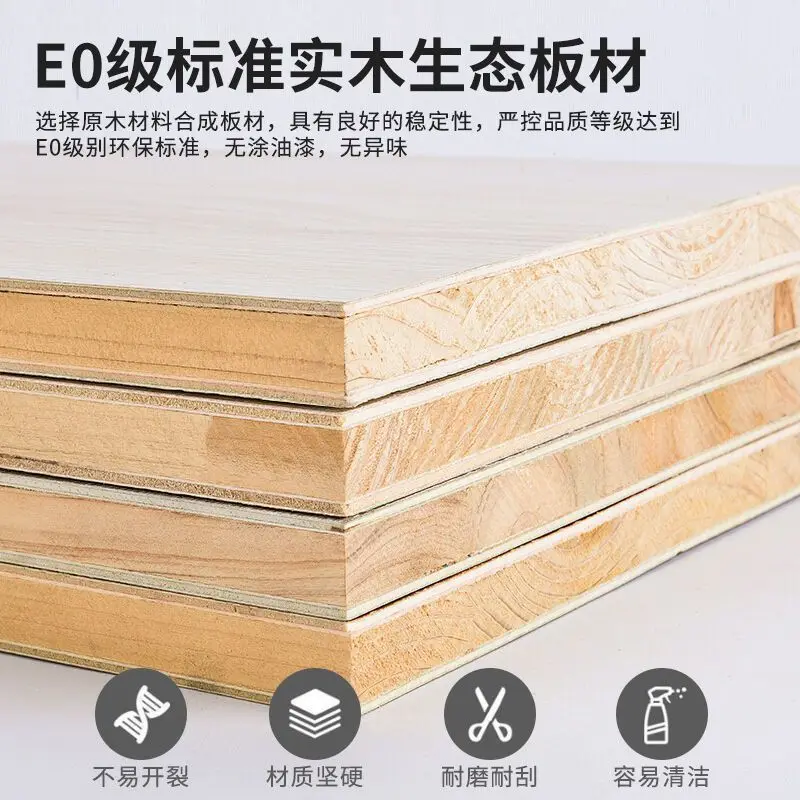 جميع خزانة الملابس ذات الأبواب المنزلقة المصنوعة من الخشب الصلب وغرفة النوم المنزلية وغرفة تأجير قوية ومتينة، انفجار بسيط خاص #4