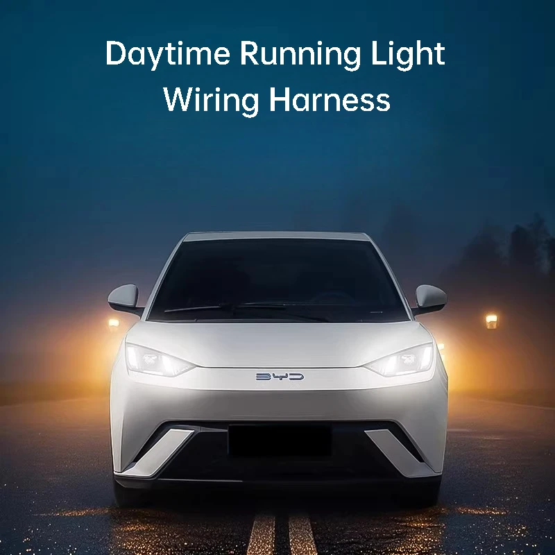 For BYD Dolphin Surf Mini Atto 1 Seagull 23-25 Car Daytime Running Light Wiring Harness DRL Modification Accessories