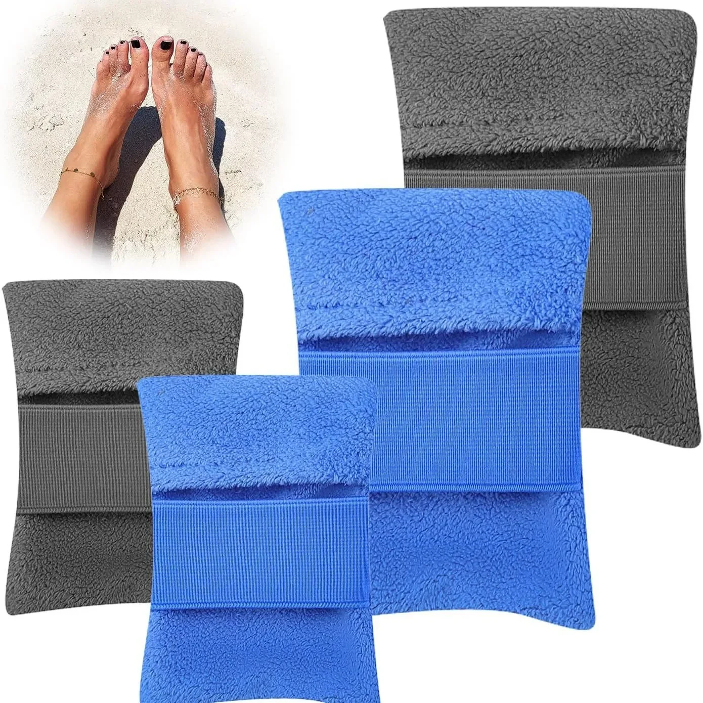 Sand Removal Gloves Beach Sand Removal Bags Remove Easily Remove Tool Lightweight Seaside Sand Play Body Cleaning Tool