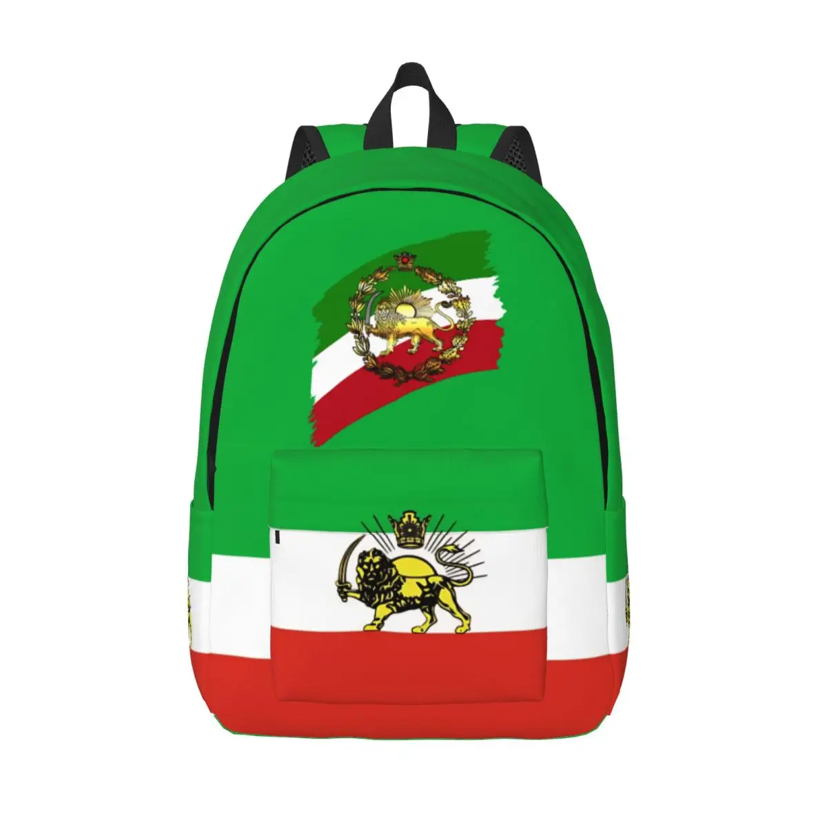 

Рюкзак «Флаг Персии (Ирана)» в стиле Пахлави, для студентов, «Сделай Иран снова великой», прочный, для старшей школы, для тренировок, дизайнерский