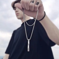 HIYEE DIY Mobius Pendant Chain Match Casually Unisex Stainless Steel Non-fading Waterproof Necklace Charms Jewelry Making