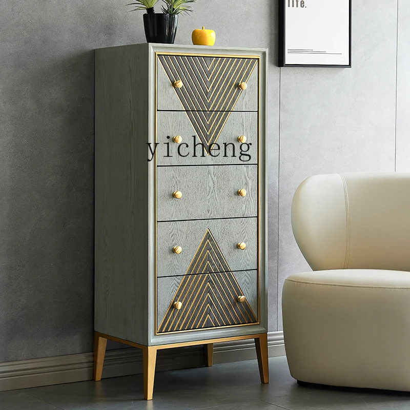 ZC chest of drawers household living room locker partition entrance balcony bedroom storage cabinet complete