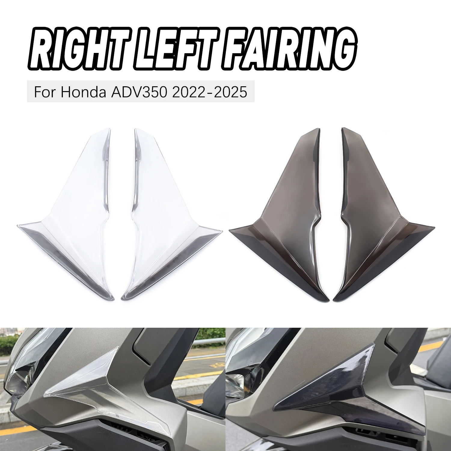 

Motorcycle Accessories Side Cover Wing Deflector Windshield Screen FOR HONDA ADV350 ADV 350 2022 2023 2024 2025