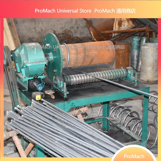 Aluminum steel carbon steel high efficiency manual 90-280mm spiral steel bar bending machine