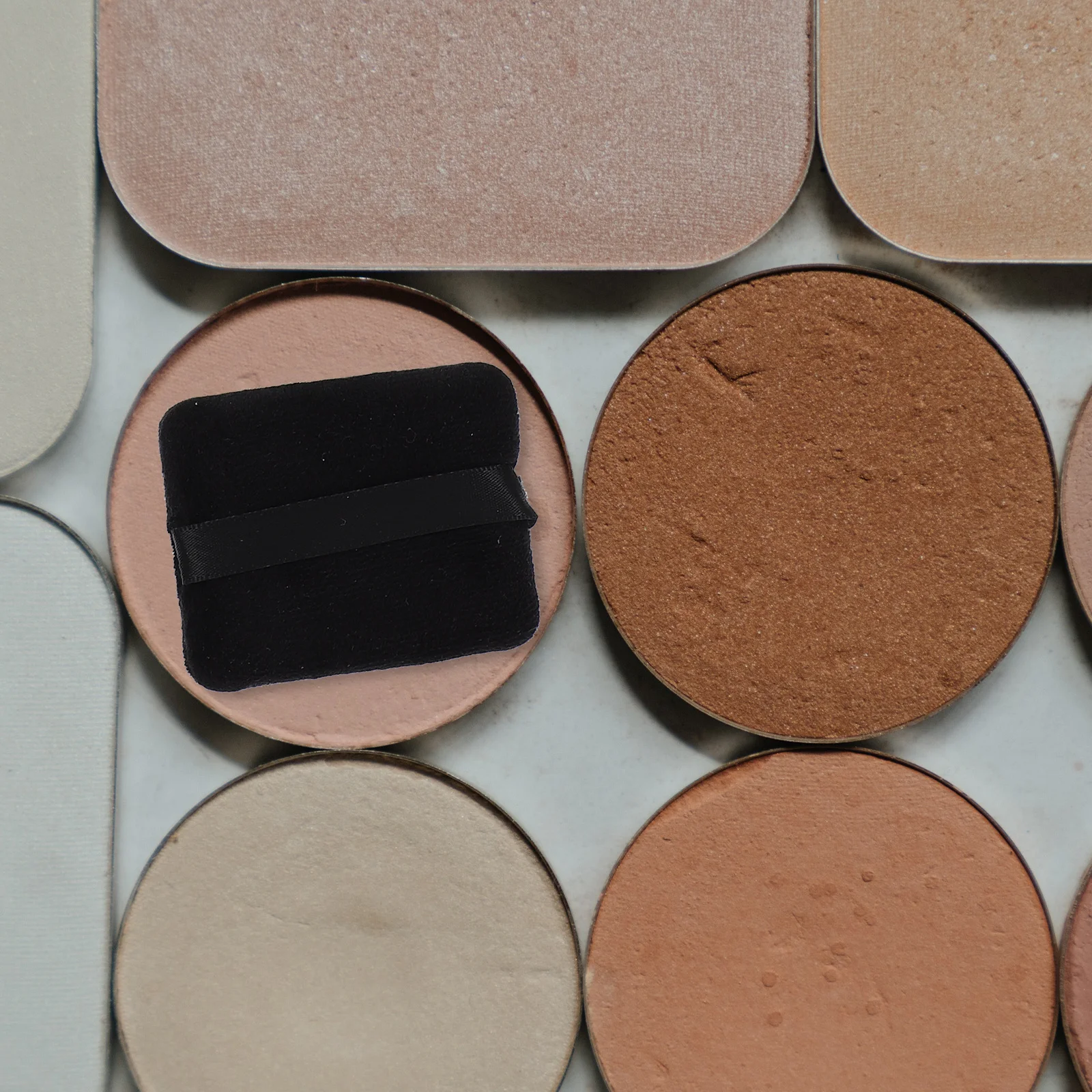 

6pcs Loose Powder Foundation Cream Portable Makeup Tool Soft Reusable Facial Puff Puff Pad Makeup Supplies Breathable