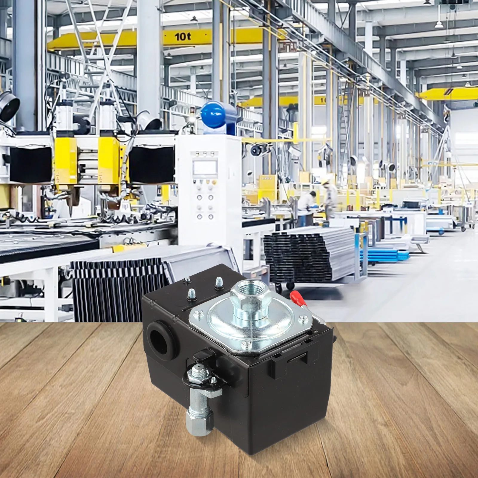 

Надежный датчик давления для клапана управления воздушным компрессором, 70-110 фунтов на кв. дюйм, с несколькими настройками давления