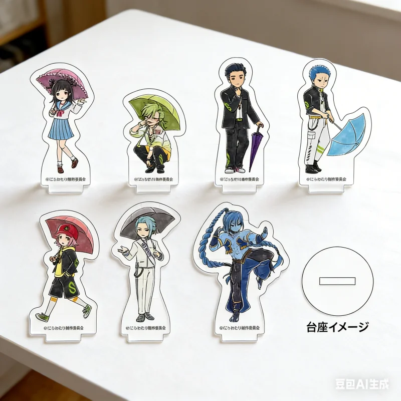 Anime Comics BUCCHIGIRI?! Deng Huangren Acrylic Stand Figure Office decorations ornaments souvenirs Animation Peripheral