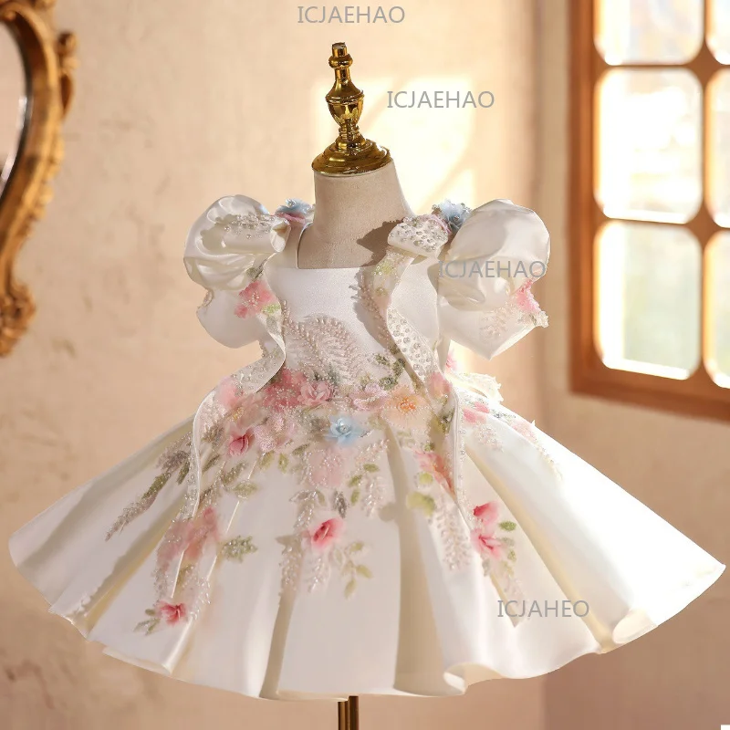 2026 Children GirlsTutu Kids Birthday Princess Gown Performance Pageant Costume Formal Dress Flower Girl Wedding Princess 2026 Children GirlsTutu Kids Birthday Princess Gown Performance Pageant Costume Formal Dress Flower Girl Wedding Princess