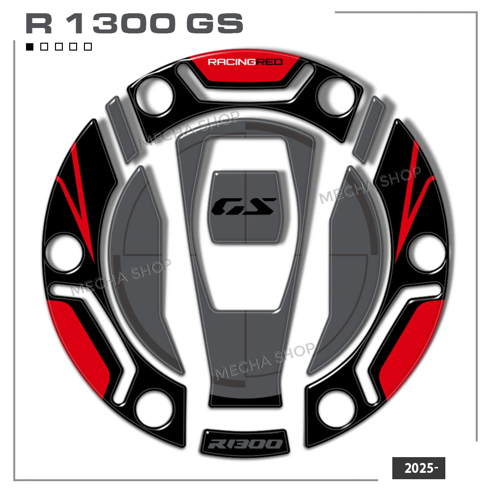 

For R1300GS 2025 2026 Motorcycle Sticker 3D Resin Gas Oil Tank Protection Decals