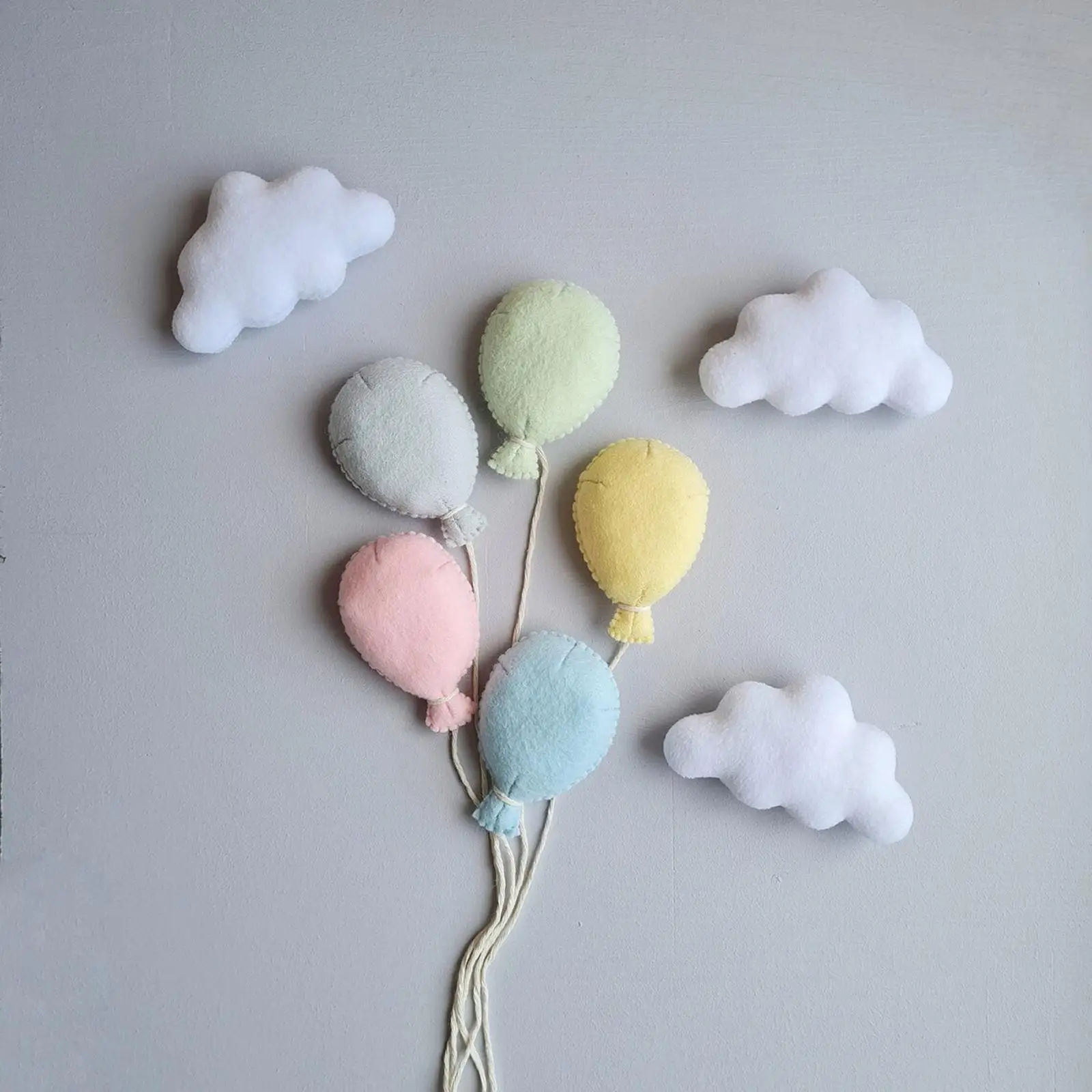 8 Pieces Newborn Photo Props Photography Props Plush Background Props Accessories for Baby Birthday Party Baby Photography Props