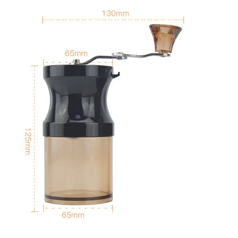 Mini Manual Coffee Grinder Portable  Hand Crank Coffee Bean Grinders Household Stainless Steel Ceramic Easy Cafe Mill