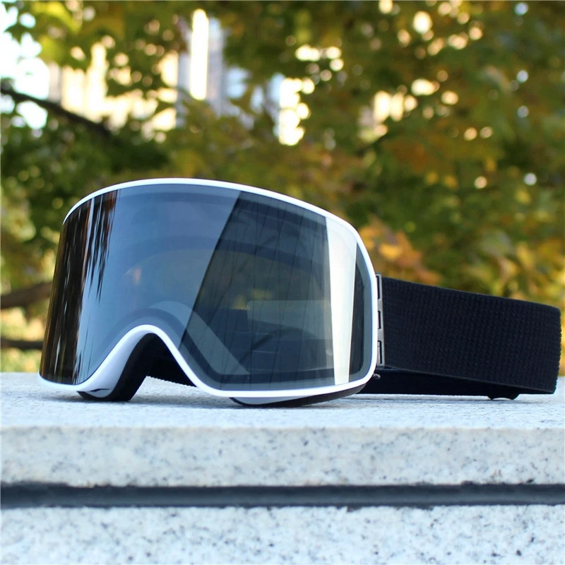 

Super Large Ski Snowboard Goggles Women Men Skiing Eyewear Mask UV400 Snow Protection Over Glasses Adult Double Anti-Fog